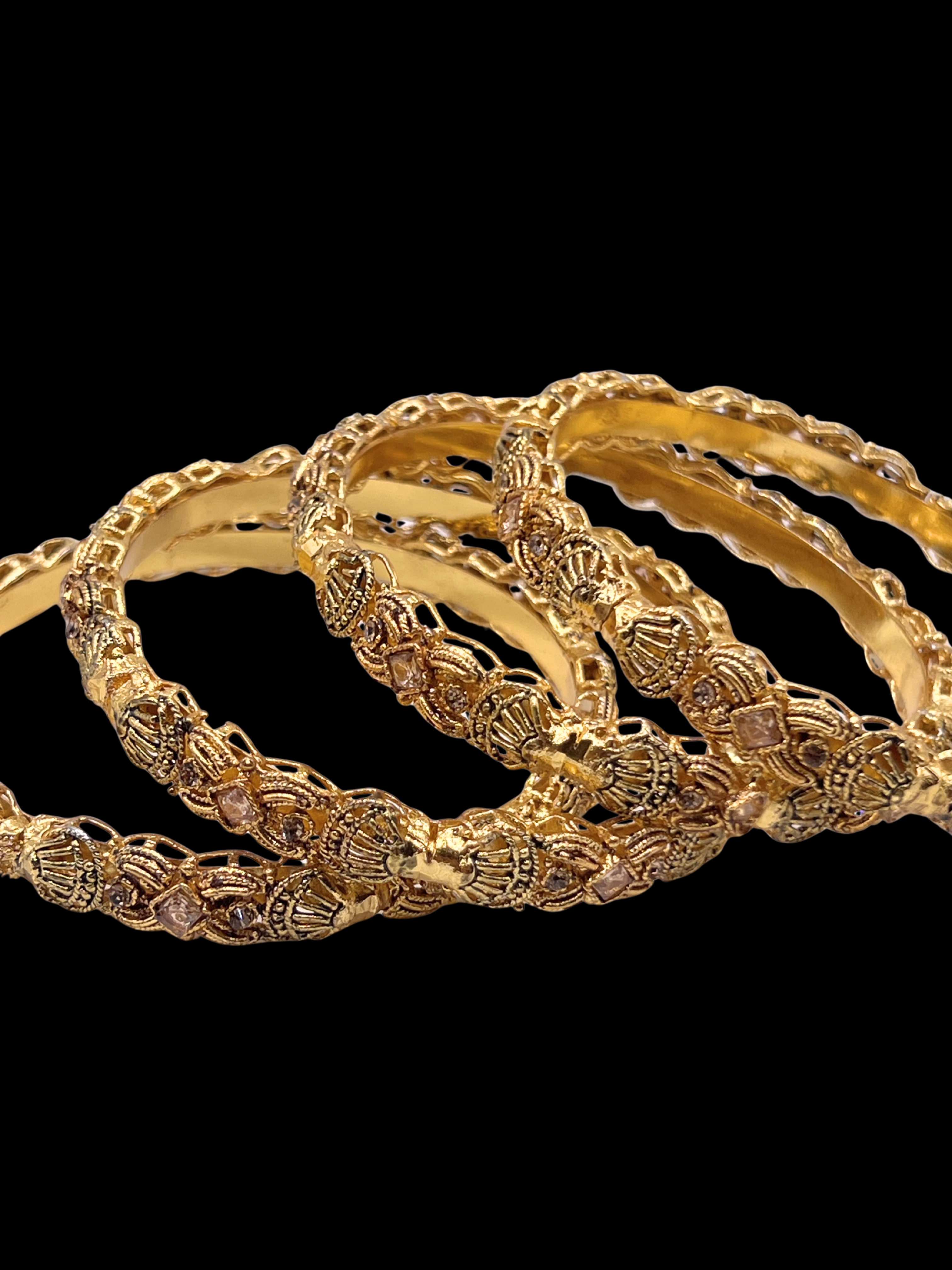 Sunehri Antique Bangles