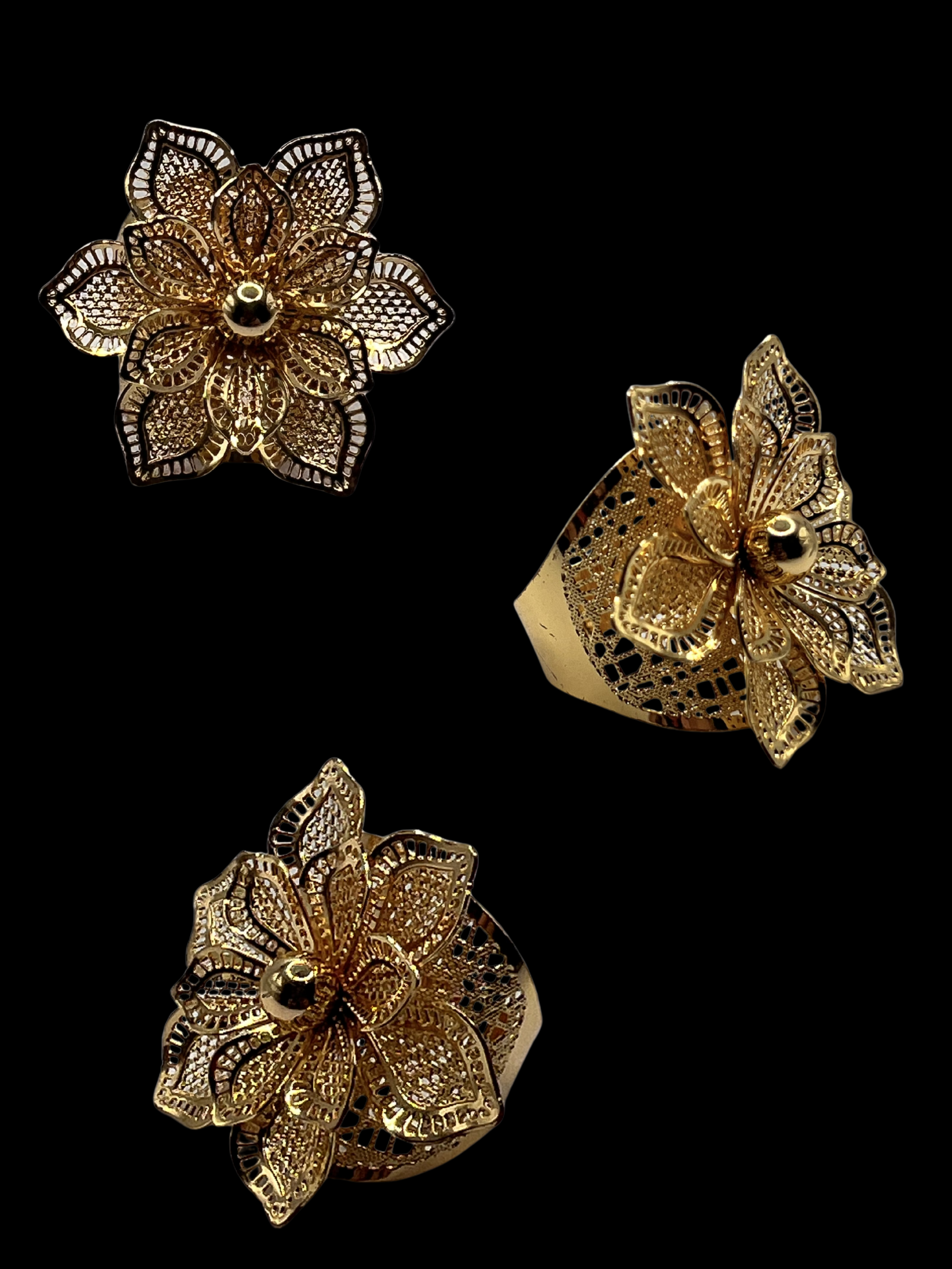 Gulbahar Arm Cuff & Ring Set