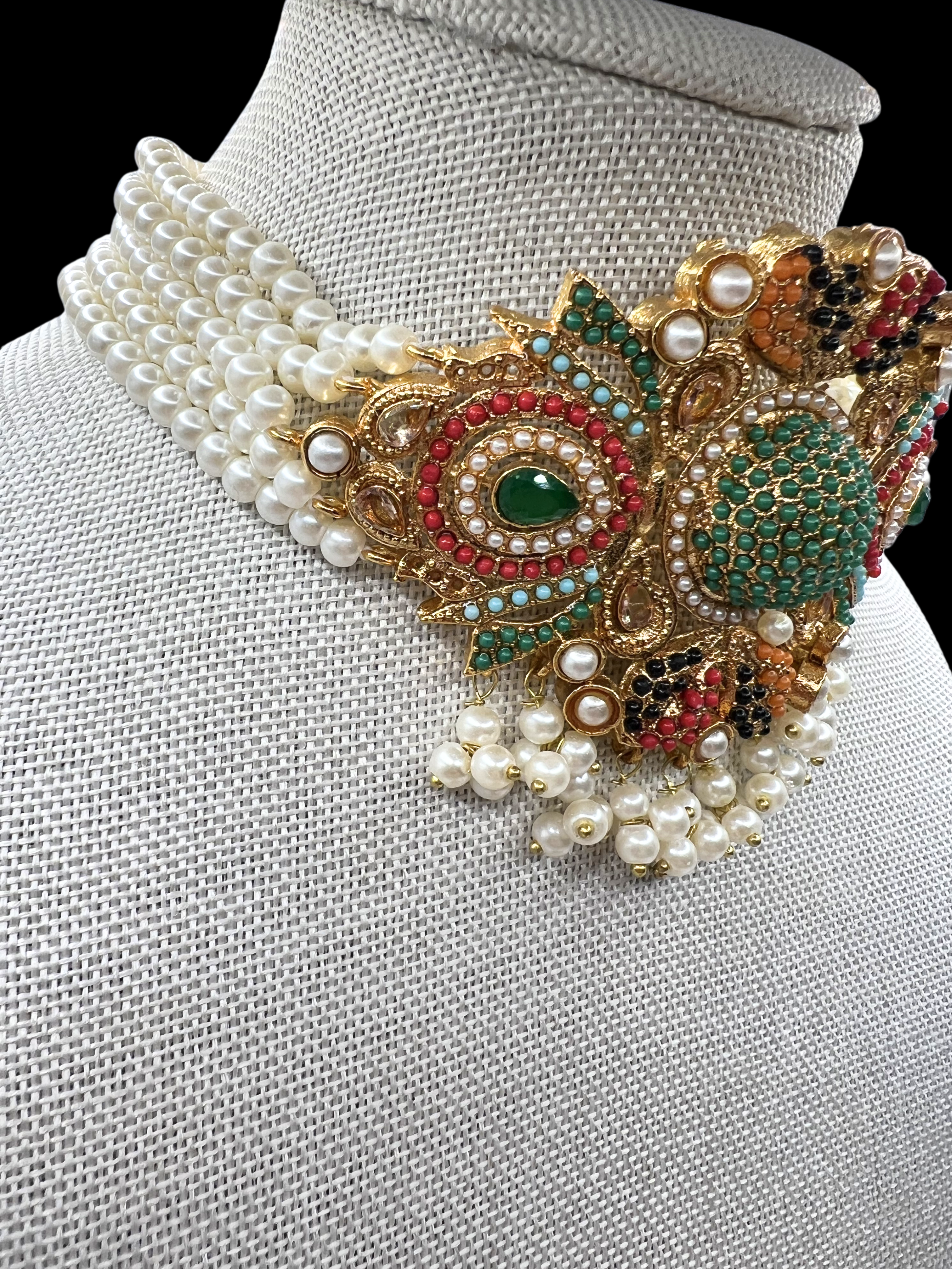 Sabz Gumbad Choker set